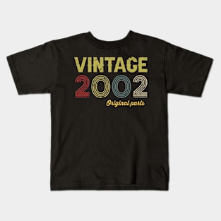 Vintage 2002 Limited Edition 20th Birthday 20 Years Old Gift For Men Women Kids T-Shirt